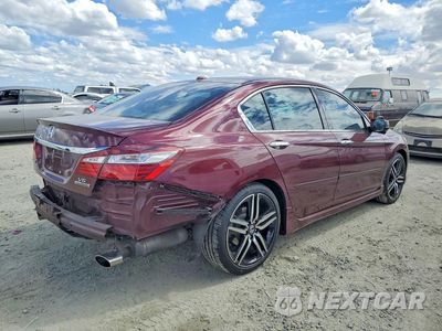 Trzecie zdjęcie samochodu z tyłu: 2017 HONDA ACCORD TOURING VIN:1HGCR3F98HA041428 - miniatura
