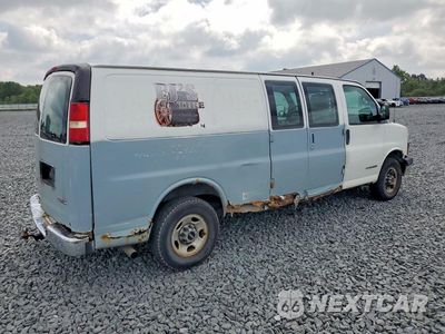 Trzecie zdjęcie samochodu z tyłu: 2004 GMC SAVANA DELIVERY VAN VIN:1GTGG29V441241256 - miniatura