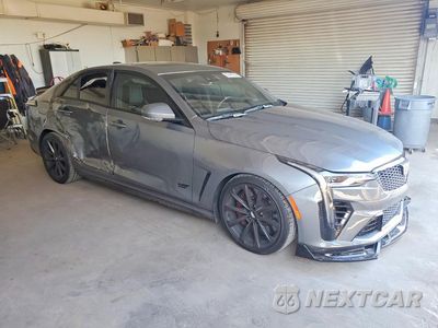 Czwarte zdjęcie samochodu z boku: 2022 CADILLAC CT4-V BLACKWING VIN:1G6D75RP3N0410778 - miniatura