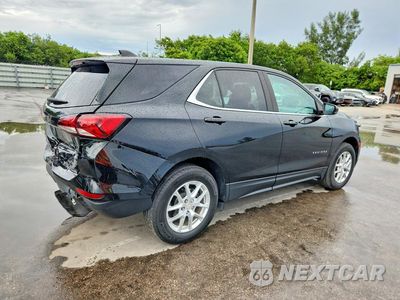 Trzecie zdjęcie samochodu z tyłu: 2022 CHEVROLET EQUINOX LT VIN:3GNAXKEV5NL242753 - miniatura