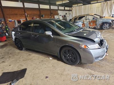 Czwarte zdjęcie samochodu z boku: 2009 HONDA CIVIC LX VIN:2HGFA16599H368977 - miniatura