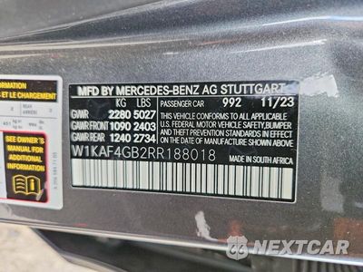 Zdjęcie 12 z 12 samochodu: 2024 MERCEDES-BENZ C 300 VIN:W1KAF4GB2RR188018 - miniatura