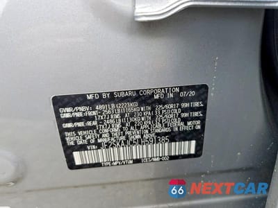 Zdjęcie 13 z 13 samochodu: 2020 SUBARU FORESTER PREMIUM VIN:JF2SKAJC5LH591385 - miniatura