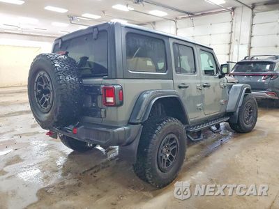 Trzecie zdjęcie samochodu z tyłu: 2023 JEEP WRANGLER RUBICON VIN:1C4JJXFG5PW659665 - miniatura