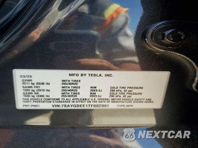 Zdjęcie 12 z 12 samochodu: 2026 TESLA MODEL Y VIN:7SAYGDEE1TF602991 - miniatura