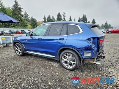 Drugie zdjęcie samochodu z przodu: 2021 BMW X3 XDRIVE30I VIN:5UXTY5C02M9F31766 - miniatura