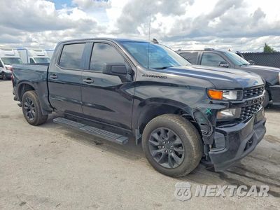 Czwarte zdjęcie samochodu z boku: 2020 CHEVROLET SILVERADO C1500 CUSTOM VIN:1GCPWBEH6LZ239124 - miniatura
