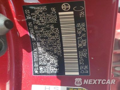 Zdjęcie 12 z 12 samochodu: 2022 TOYOTA COROLLA LE VIN:JTDEAMDE6NJ059264 - miniatura