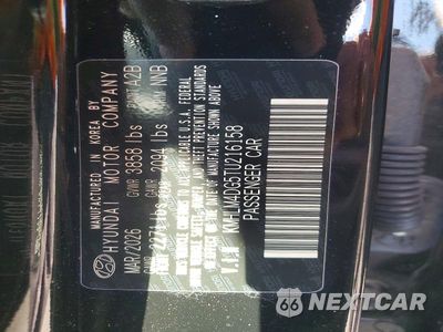 Zdjęcie 12 z 12 samochodu: 2026 HYUNDAI ELANTRA SEL SPORT VIN:KMHLM4DG5TU216158 - miniatura