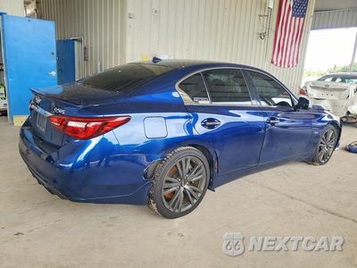 Trzecie zdjęcie samochodu z tyłu: 2018 INFINITI Q50 3.0T SPORT VIN:JN1EV7AR7JM433048 - miniatura