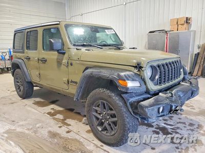 Czwarte zdjęcie samochodu z boku: 2025 JEEP WRANGLER SPORT VIN:1C4PJXDN8SW540822 - miniatura