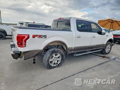 Trzecie zdjęcie samochodu z tyłu: 2017 FORD F150 SUPERCREW VIN:1FTEW1EG8HKE48096 - miniatura