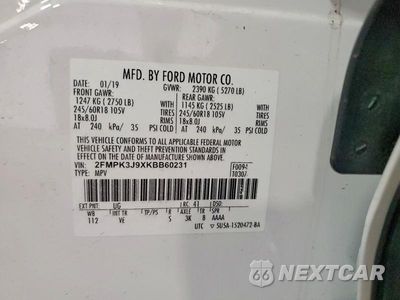Zdjęcie 14 z 14 samochodu: 2019 FORD EDGE SEL VIN:2FMPK3J9XKBB60231 - miniatura