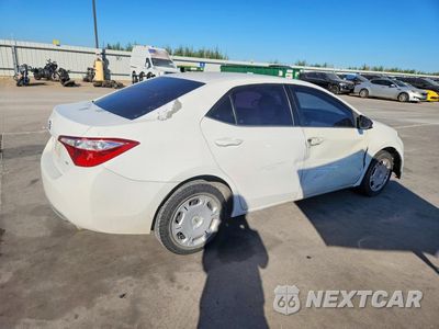 Trzecie zdjęcie samochodu z tyłu: 2016 TOYOTA COROLLA LE VIN:5YFBURHE6GP392077 - miniatura