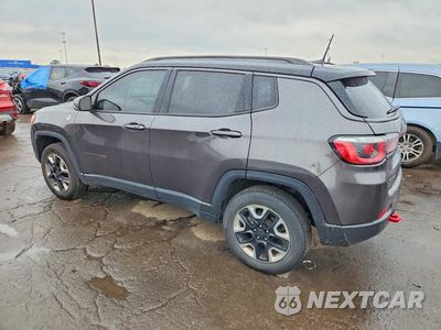 Drugie zdjęcie samochodu z przodu: 2018 JEEP COMPASS TRAILHAWK VIN:3C4NJDDB8JT417165 - miniatura