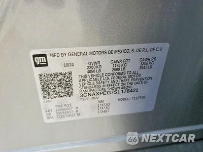Zdjęcie 13 z 13 samochodu: 2025 CHEVROLET EQUINOX LT VIN:3GNAXPEG7SL178421 - miniatura