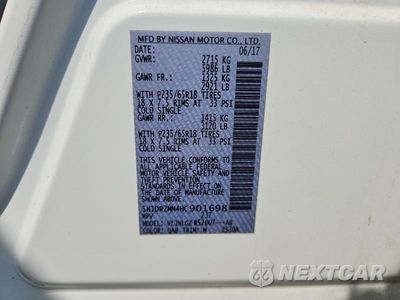 Zdjęcie 12 z 12 samochodu: 2017 NISSAN PATHFINDER SL VIN:5N1DR2MM4HC901698 - miniatura