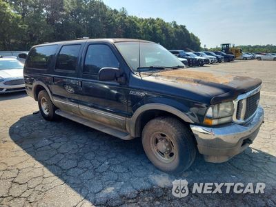 Czwarte zdjęcie samochodu z boku: 2002 FORD EXCURSION LIMITED VIN:1FMNU42L12EB24921 - miniatura