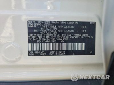Zdjęcie 14 z 14 samochodu: 2024 TOYOTA RAV4 XLE PREMIUM VIN:2T3A1RFV4RW420913 - miniatura