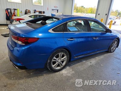 Trzecie zdjęcie samochodu z tyłu: 2018 HYUNDAI SONATA SPORT VIN:5NPE34AF6JH684645 - miniatura
