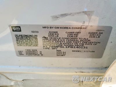Zdjęcie 12 z 12 samochodu: 2023 CHEVROLET TRAILBLAZER LT VIN:KL79MPSL1PB140131 - miniatura