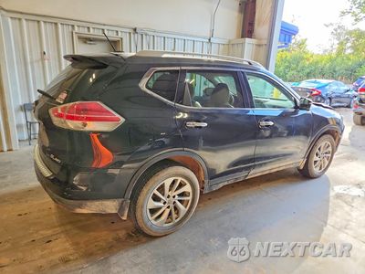 Trzecie zdjęcie samochodu z tyłu: 2015 NISSAN ROGUE SL VIN:5N1AT2MV1FC762947 - miniatura