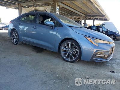 Czwarte zdjęcie samochodu z boku: 2022 TOYOTA COROLLA SE VIN:JTDS4MCE9N3500627 - miniatura
