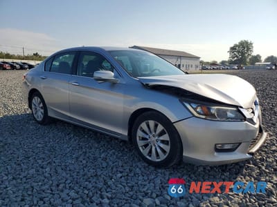 Czwarte zdjęcie samochodu z boku: 2014 HONDA ACCORD EXL VIN:1HGCR3F88EA017410 - miniatura