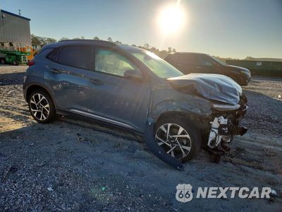 Czwarte zdjęcie samochodu z boku: 2022 HYUNDAI KONA LIMITED VIN:KM8K5CA31NU928867 - miniatura