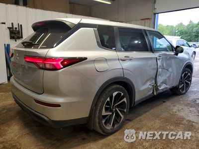 Trzecie zdjęcie samochodu z tyłu: 2022 MITSUBISHI OUTLANDER ES VIN:JA4J4TA86NZ073059 - miniatura