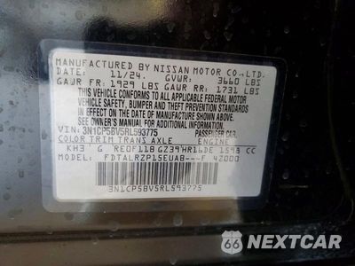 Zdjęcie 14 z 14 samochodu: 2024 NISSAN KICKS S VIN:3N1CP5BV5RL593775 - miniatura