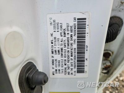 Zdjęcie 12 z 12 samochodu: 2013 HONDA ACCORD SPORT VIN:1HGCR2F56DA018098 - miniatura
