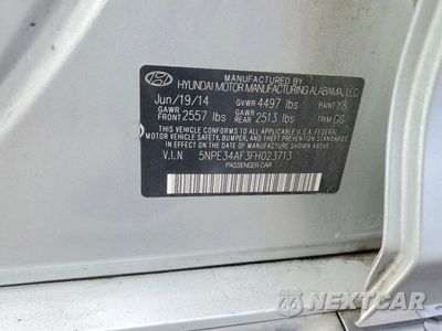 Zdjęcie 13 z 13 samochodu: 2015 HYUNDAI SONATA SPORT VIN:5NPE34AF3FH023713 - miniatura