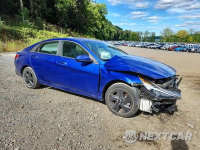 Czwarte zdjęcie samochodu z boku: 2023 HYUNDAI ELANTRA SEL VIN:KMHLM4AG8PU621764 - miniatura
