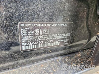 Zdjęcie 12 z 12 samochodu: 2012 BMW 328 I VIN:WBA3A5C52CF340473 - miniatura