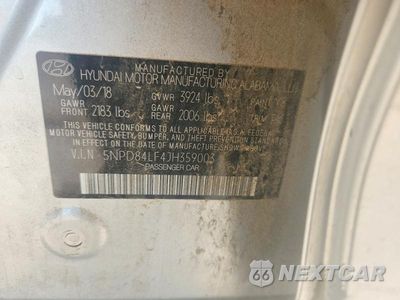 Zdjęcie 12 z 12 samochodu: 2018 HYUNDAI ELANTRA SEL VIN:5NPD84LF4JH359003 - miniatura