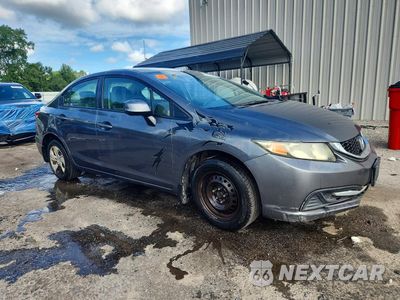 Czwarte zdjęcie samochodu z boku: 2013 HONDA CIVIC LX VIN:2HGFB2F53DH300668 - miniatura