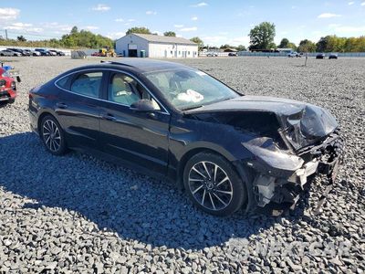 Czwarte zdjęcie samochodu z boku: 2021 HYUNDAI SONATA LIMITED VIN:5NPEH4J29MH087699 - miniatura