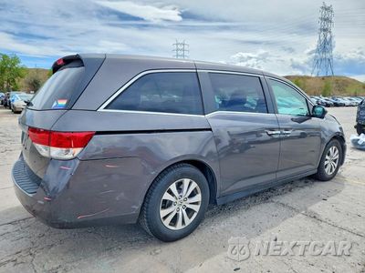 Trzecie zdjęcie samochodu z tyłu: 2014 HONDA ODYSSEY EXL VIN:5FNRL5H6XEB108896 - miniatura
