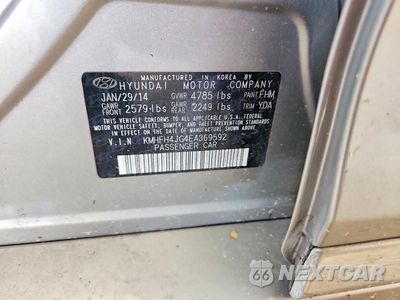 Zdjęcie 12 z 12 samochodu: 2014 HYUNDAI AZERA LIMITED VIN:KMHFH4JG4EA369592 - miniatura