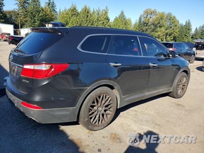 Trzecie zdjęcie samochodu z tyłu: 2014 HYUNDAI SANTA FE LIMITED VIN:KM8SR4HF0EU066476 - miniatura