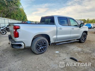 Trzecie zdjęcie samochodu z tyłu: 2022 CHEVROLET SILVERADO K1500 RST VIN:1GCUDEED4NZ565045 - miniatura