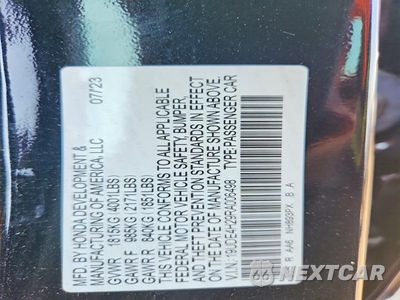 Zdjęcie 12 z 12 samochodu: 2024 ACURA INTEGRA VIN:19UDE4H29RA006498 - miniatura