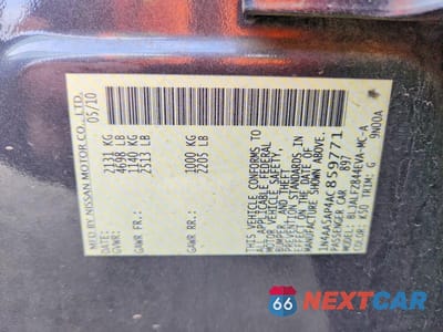 Zdjęcie 12 z 12 samochodu: 2010 NISSAN MAXIMA 3.5 S VIN:1N4AA5AP4AC859771 - miniatura