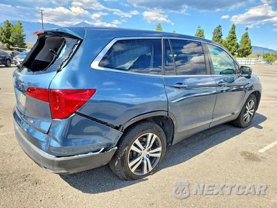 Trzecie zdjęcie samochodu z tyłu: 2017 HONDA PILOT EX VIN:5FNYF5H34HB032735 - miniatura