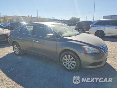 Czwarte zdjęcie samochodu z boku: 2015 NISSAN SENTRA S VIN:3N1AB7AP3FY329876 - miniatura