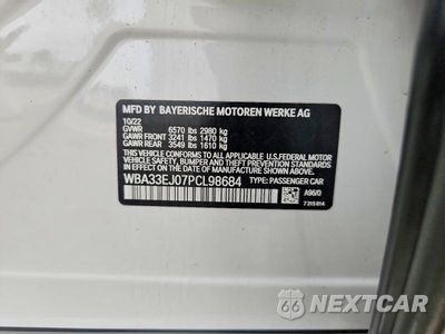 Zdjęcie 13 z 13 samochodu: 2023 BMW 760 XI VIN:WBA33EJ07PCL98684 - miniatura