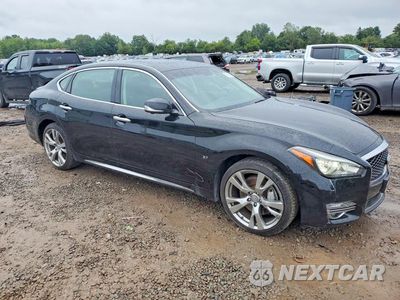 Czwarte zdjęcie samochodu z boku: 2018 INFINITI Q70L 3.7 LUXE VIN:JN1BY1PR9JM370355 - miniatura
