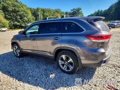 Drugie zdjęcie samochodu z przodu: 2018 TOYOTA HIGHLANDER LIMITED PLATINUM VIN:5TDDZRFH4JS843965 - miniatura
