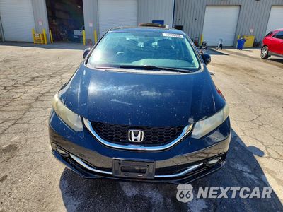Piąte zdjęcie samochodu w środku: 2013 HONDA CIVIC EXL VIN:19XFB2F97DE046900 - miniatura